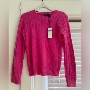 Ralph Lauren Pink Cashmere Sweater